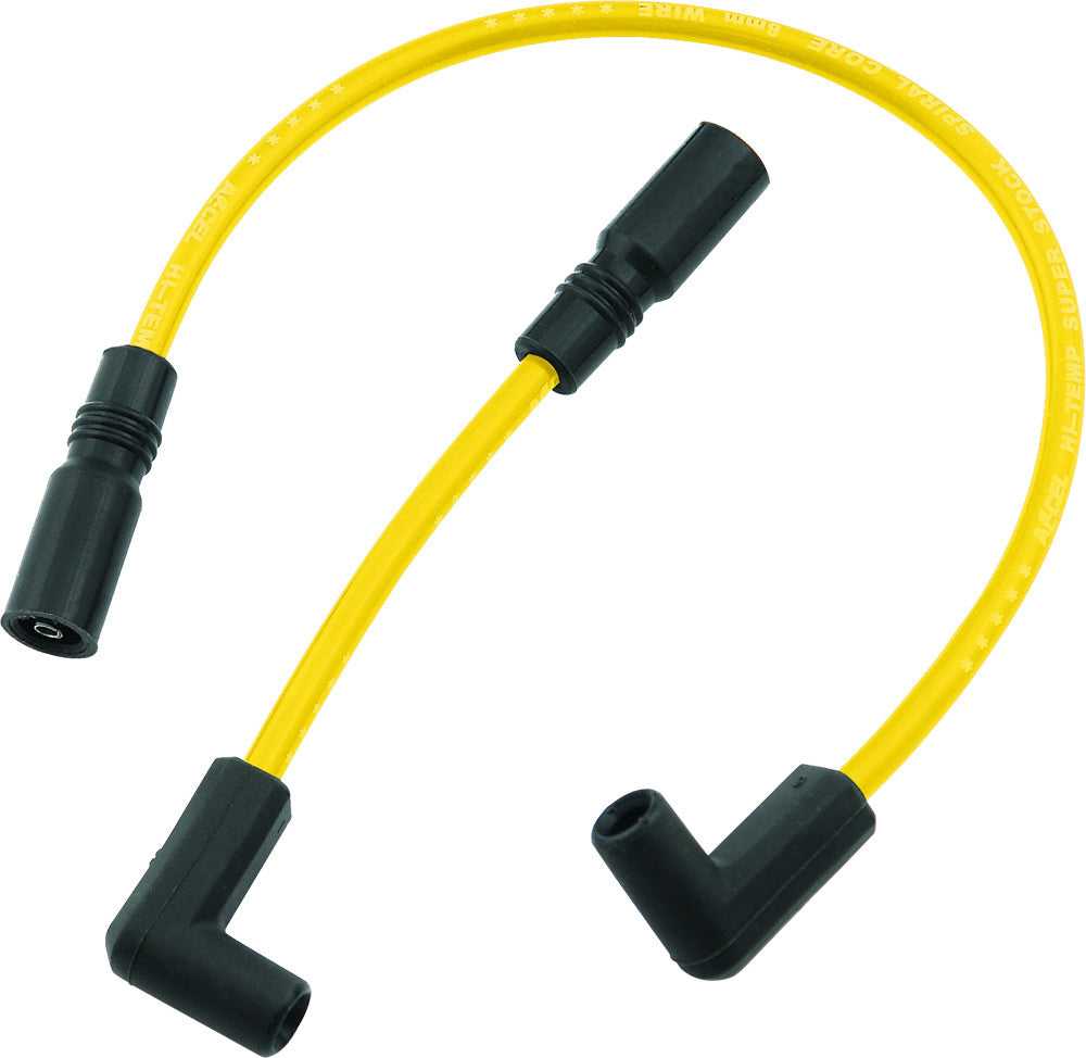 ACCEL, ACCEL SPIRAL CORE WIRE SET 8.0MM YELLOW 171097-Y