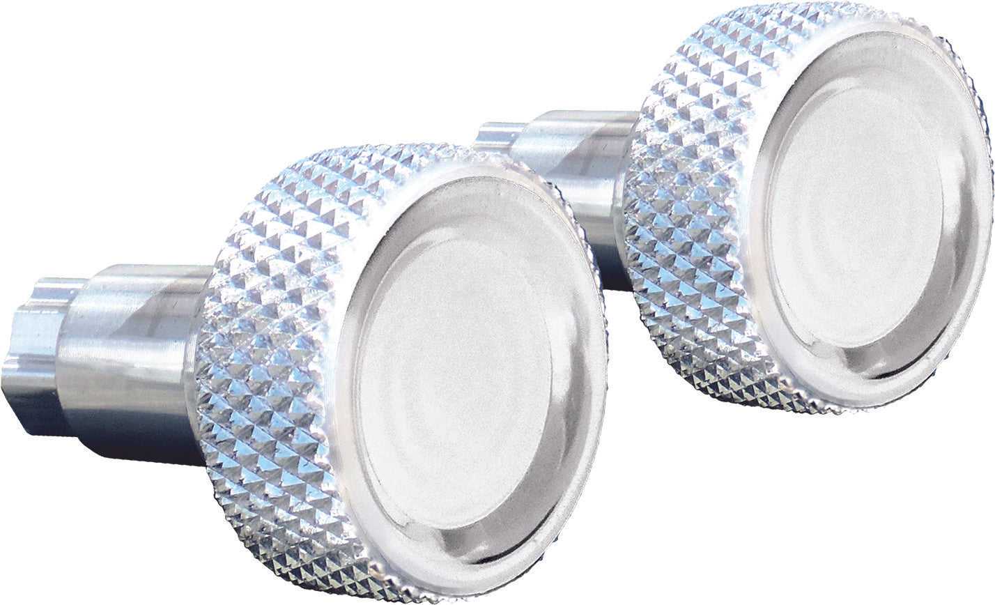 ACCUTRONIX, ACCUTRONIX SADDLEBAG KNOBS CHROME SLK01-KC