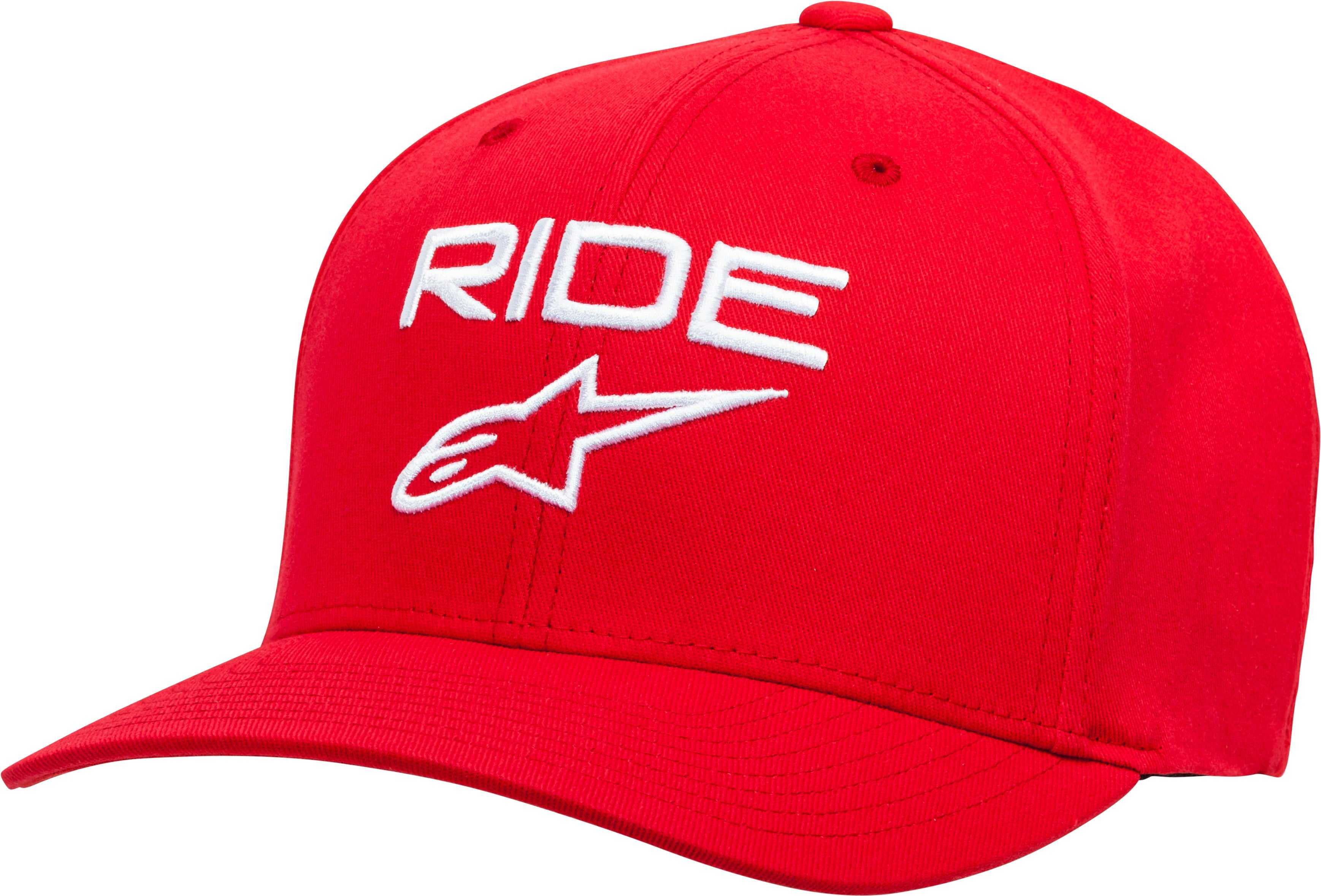 ALPINESTARS, ALPINESTARS RIDE 2.0 HAT RED/WHITE LG/XL CURVED BILL 1019-81114-3020-L/XL