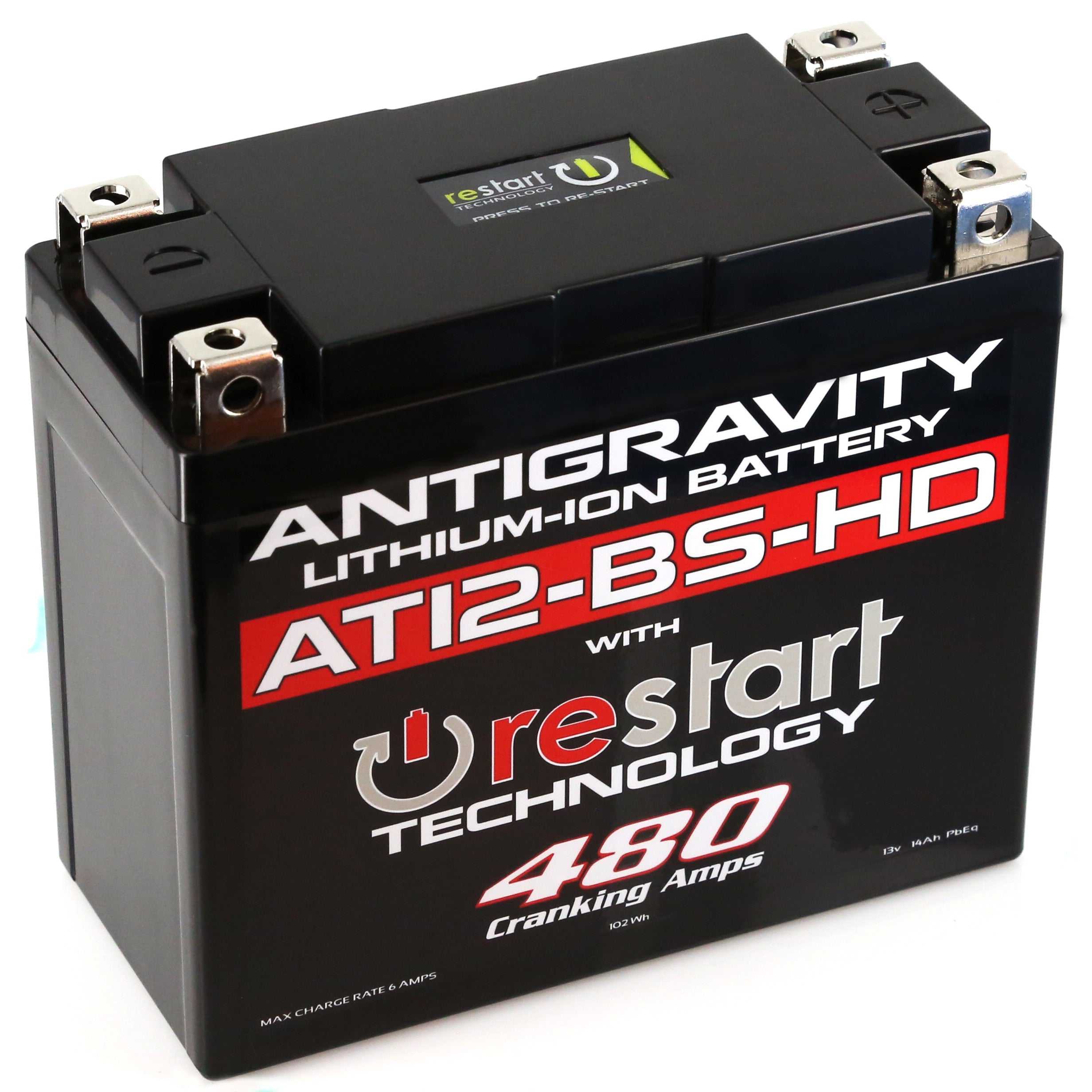 ANTIGRAVITY, ANTIGRAVITY LITHIUM BATTERY AT12BS-HD-RS 480 CA AG-AT12BS-HD-RS