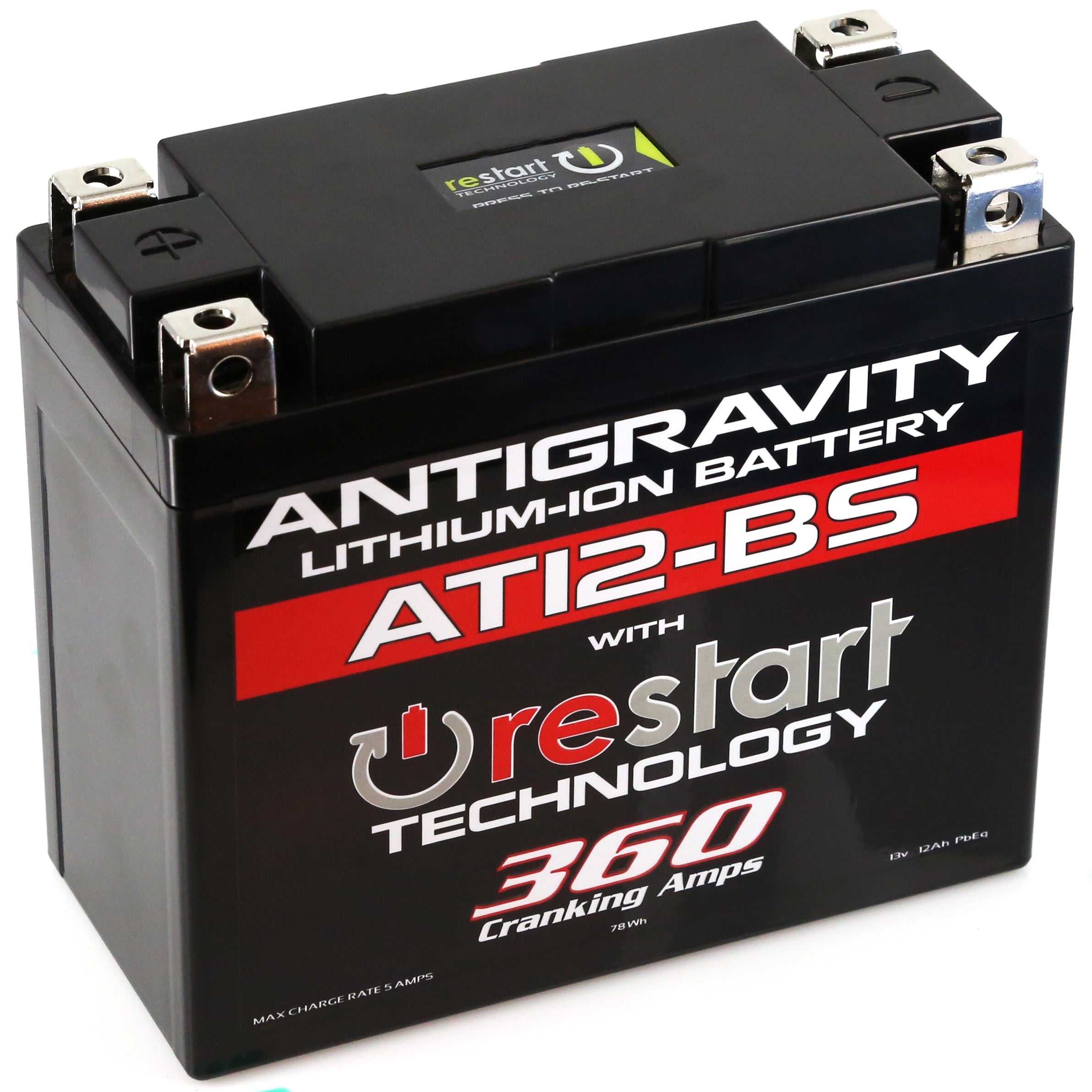 ANTIGRAVITY, ANTIGRAVITY LITHIUM BATTERY AT12BS-RS 360 CA AG-AT12BS-RS