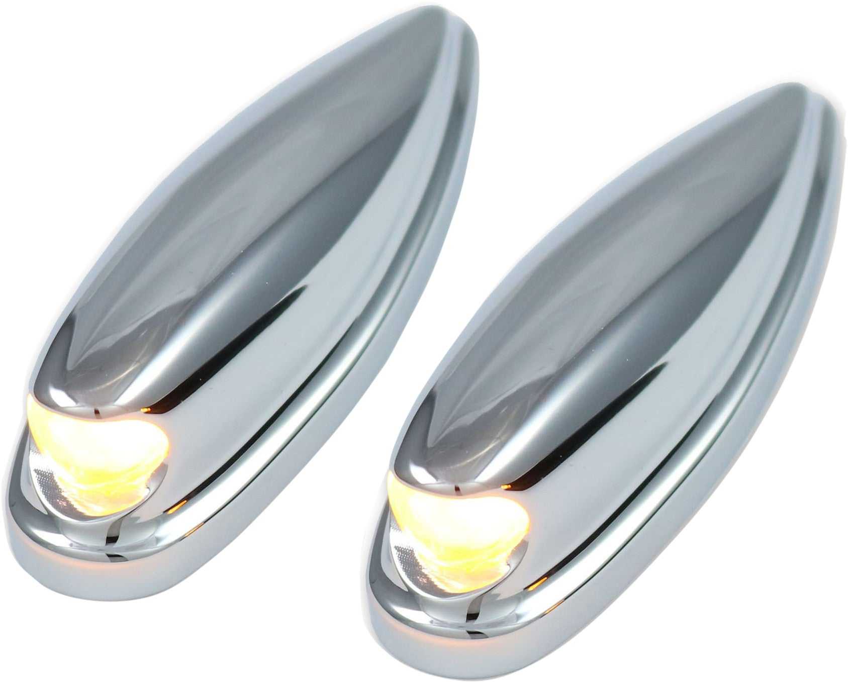 BAGGERNATION, BAGGERNATION TURN SIGNAL ROAD GLIDE BULLET CHROME TSEE-RG-13E-C