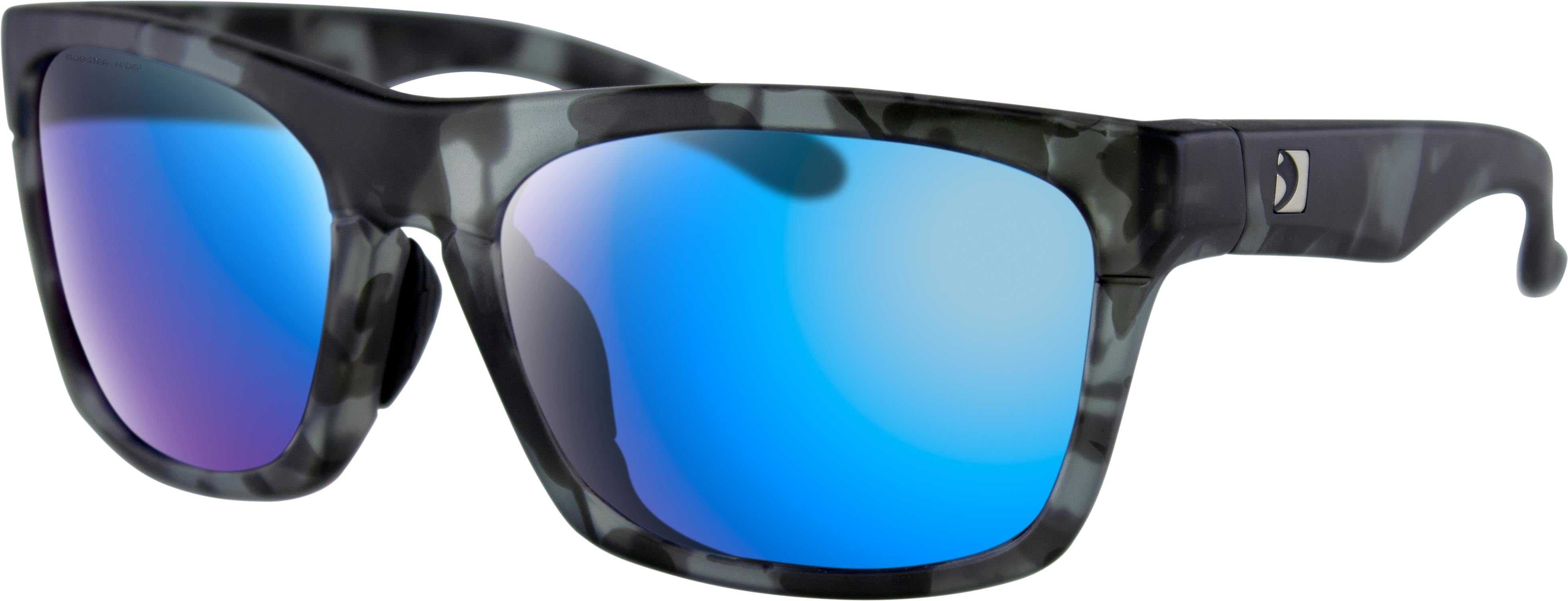 BOBSTER, BOBSTER ROUTE SUNGLASSES MT GRY TORT W/PUR HD/LIGHT BLUE REVO MIR BROU003H