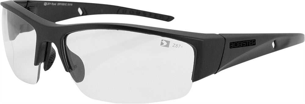 BOBSTER, BOBSTER RYVAL SUNGLASSES BLACK W/CLEAR LENS ERYV002C