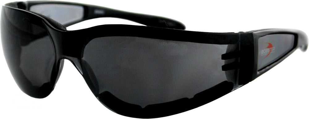 BOBSTER, BOBSTER SHIELD II SUNGLASSES BLACK W/SMOKE LENS ESH201