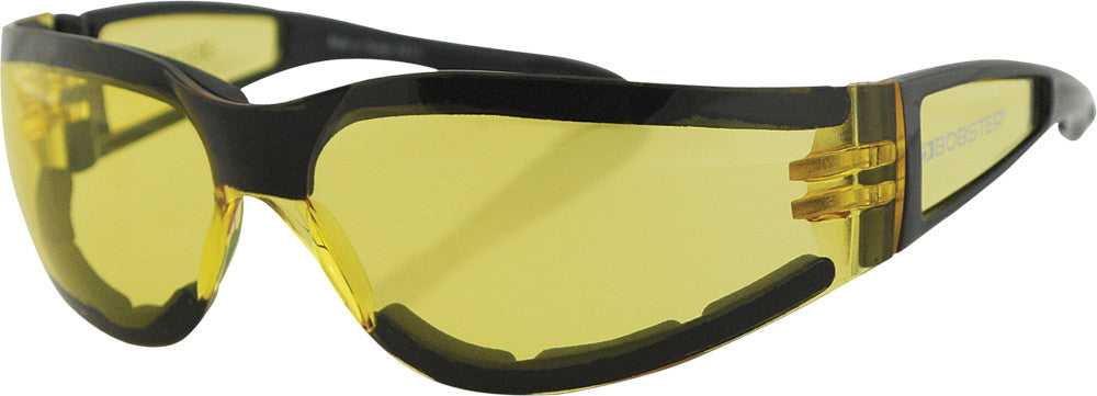 BOBSTER, BOBSTER SHIELD II SUNGLASSES BLACK W/YELLOW LENS ESH204