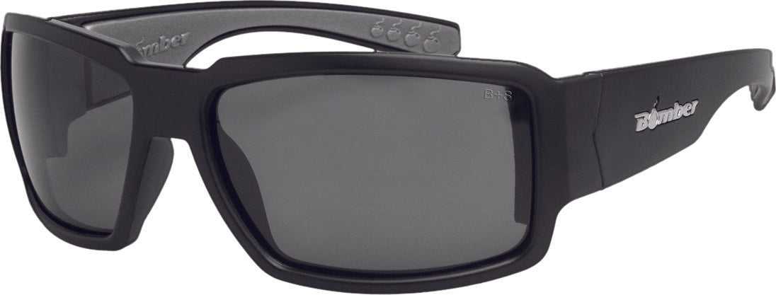 BOMBER, BOMBER BOOGIE BOMB EYEWEAR MATTE BLACK W/SMOKE LENS BG103