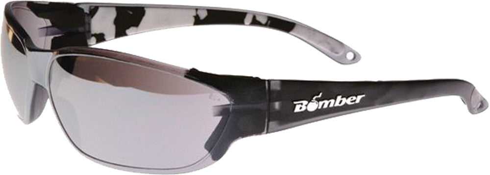 BOMBER, BOMBER H-BOMB SAFETY EYEWEAR SMOKE W/MIRROR LENS HF105