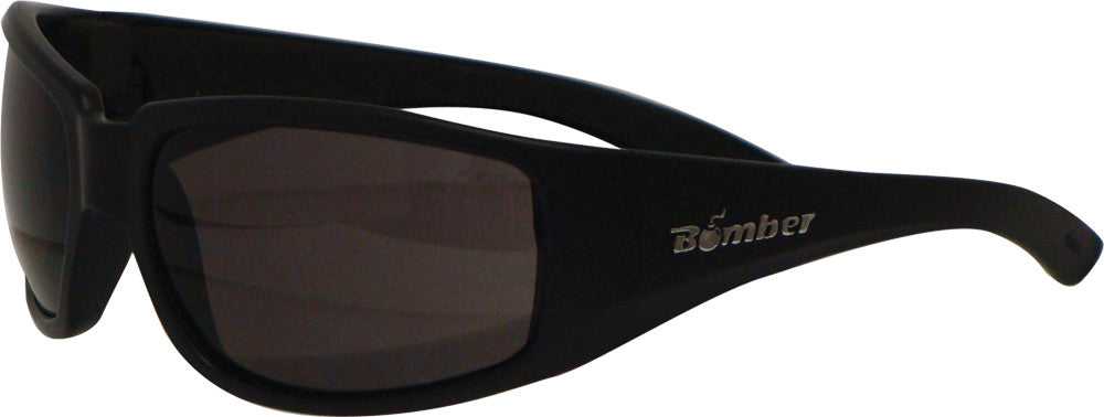 BOMBER, BOMBER STINK-BOMB SAFETY EYEWEAR MATTE BLACK W/SMOKE LENS ST103