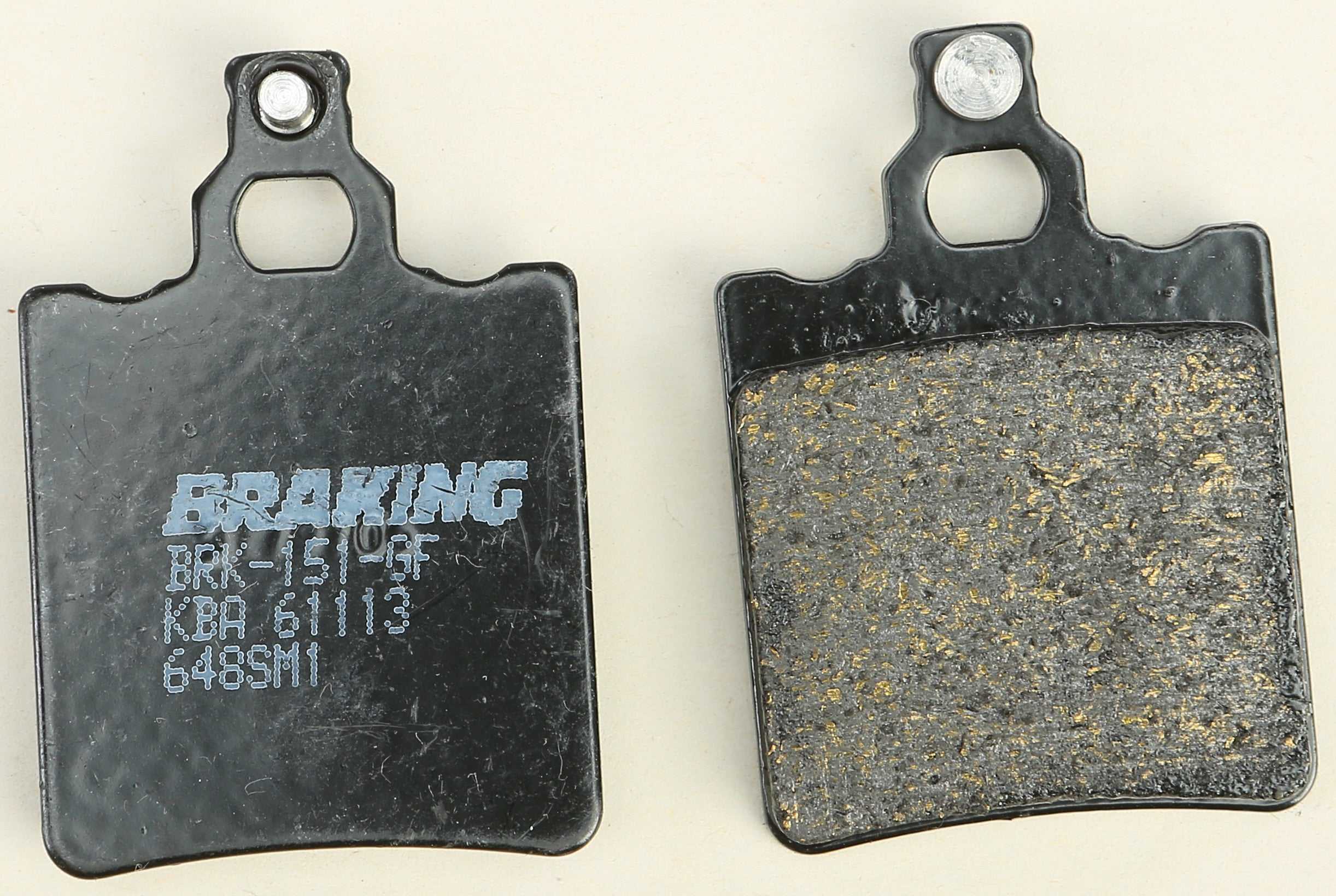 BRAKING, BRAKING BRAKE PAD SET SEMI-METALLIC 648SM1