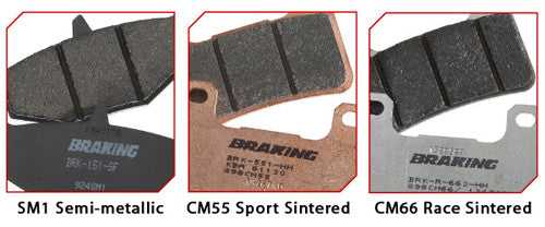 BRAKING, BRAKING BRAKE PAD SET SEMI-METALLIC 692SM1