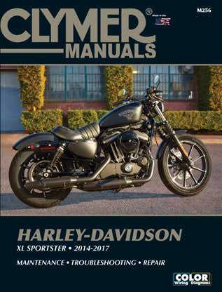 CLYMER, CLYMER REPAIR MANUAL H-D SPORTSTER M256