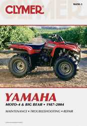 CLYMER, CLYMER REPAIR MANUAL YAM ATV YFM350 CM490-3