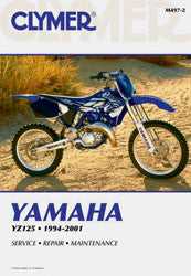 CLYMER, CLYMER REPAIR MANUAL YAM YZ125 CM497-2