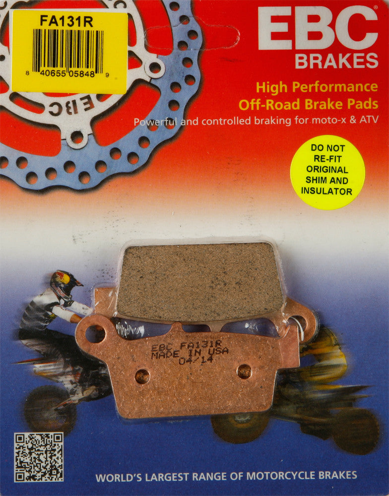 EBC, EBC BRAKE PADS FA131R