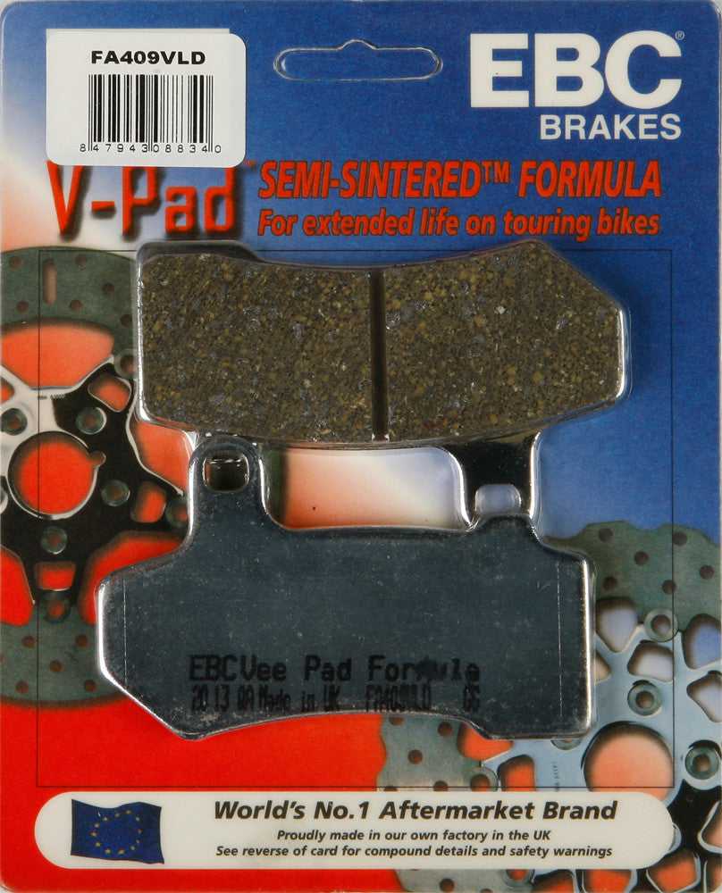 EBC, EBC BRAKE PADS V-SERIES CHROME FA409VLD