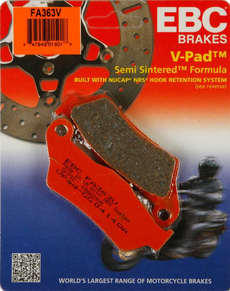 EBC, EBC BRAKE PADS V-SERIES FA363V