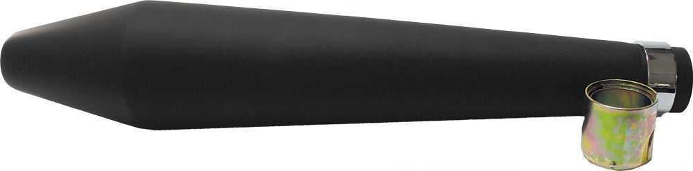 EMGO, EMGO 19" SHORTY HOOLIGAN MUFFLER BLACK 80-84033