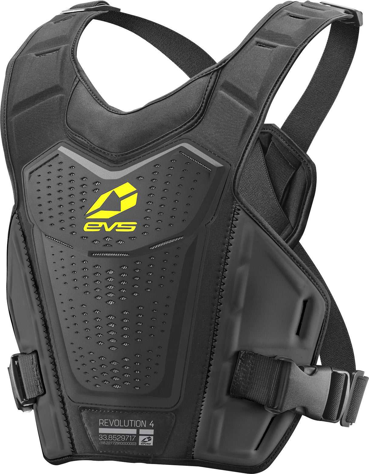 EVS, EVS REVO 4 ROOST GUARD BLACK LG/XL RV4-BK-L/XL