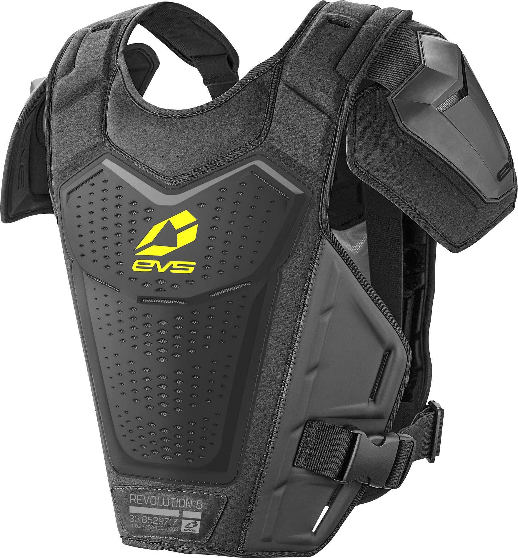 EVS, EVS REVO 5 ROOST GUARD BLACK LG/XL RV5-BK-L/XL