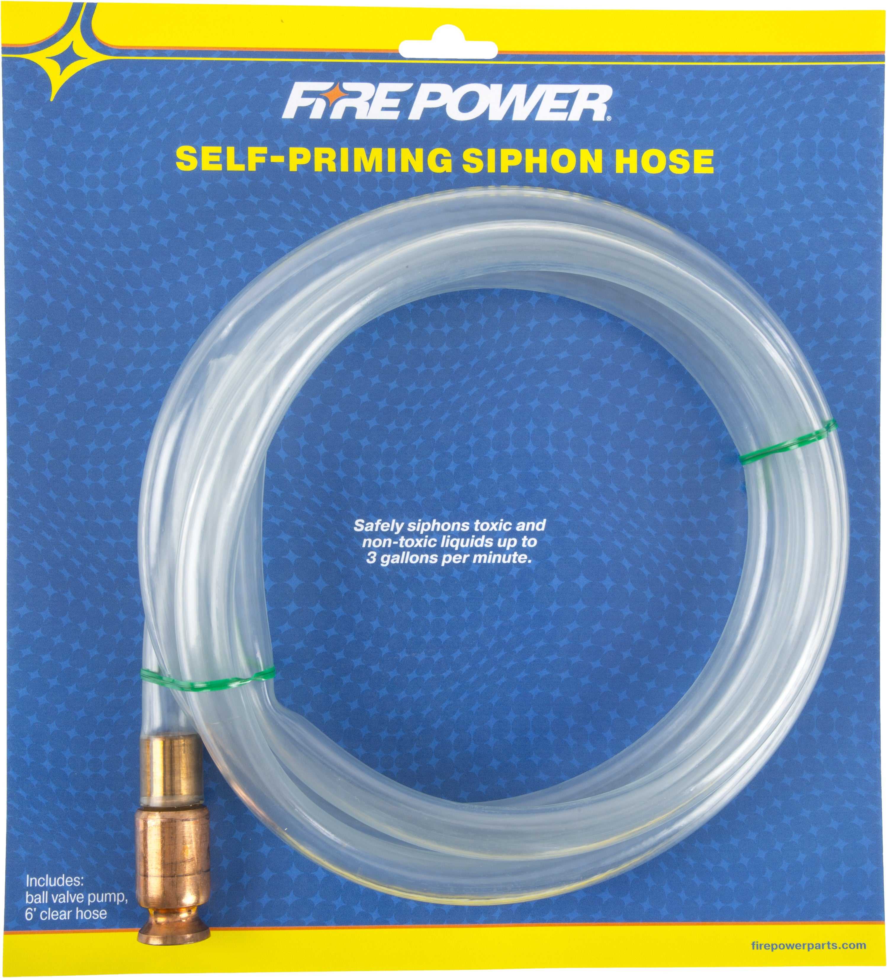 FIRE POWER, FIRE POWER SELF PRIMING SIPHON HOSE 6' UP-07000