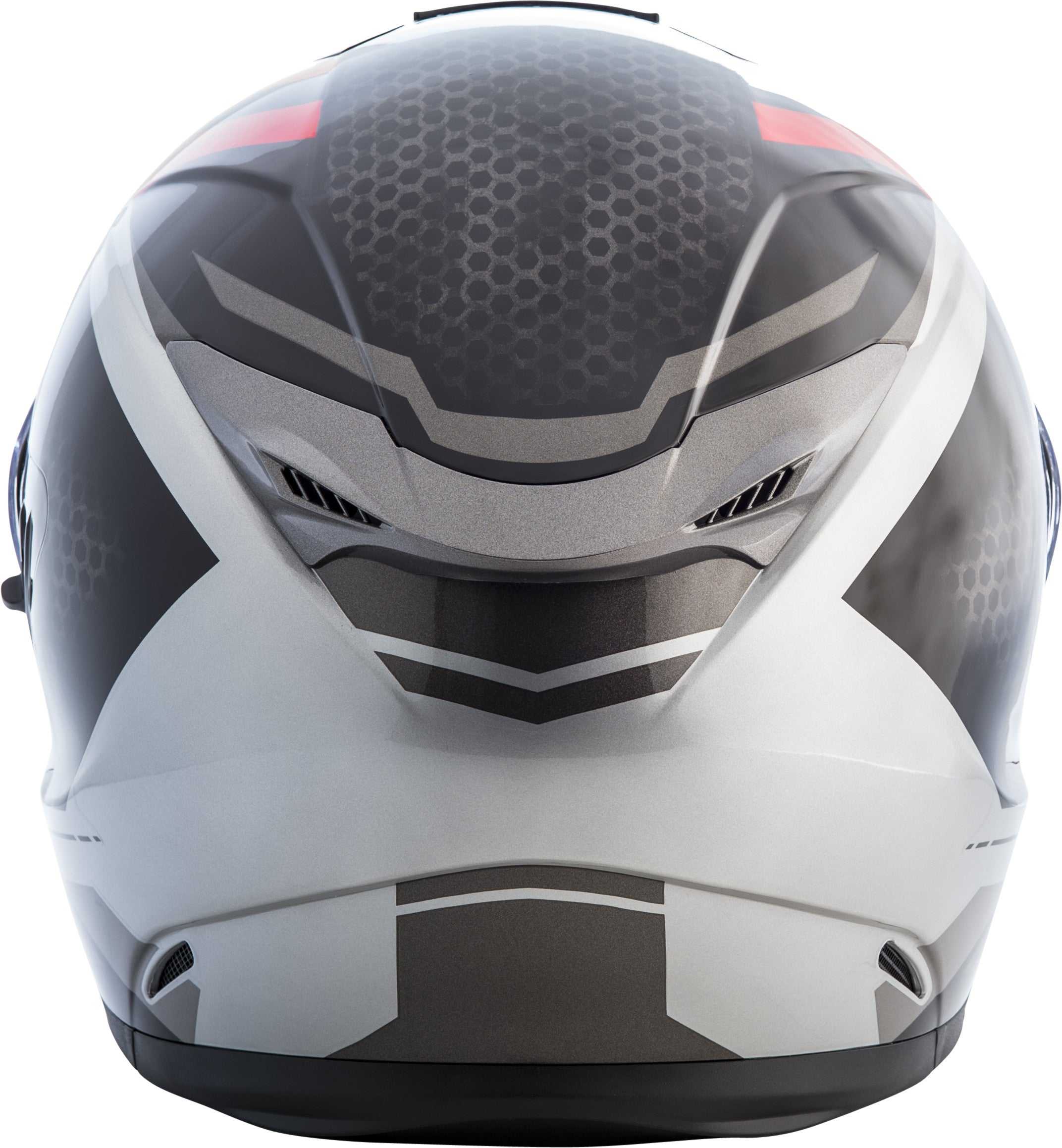 FLY RACING, FLY RACING SENTINEL MESH HELMET GREY/RED SM 73-8324S