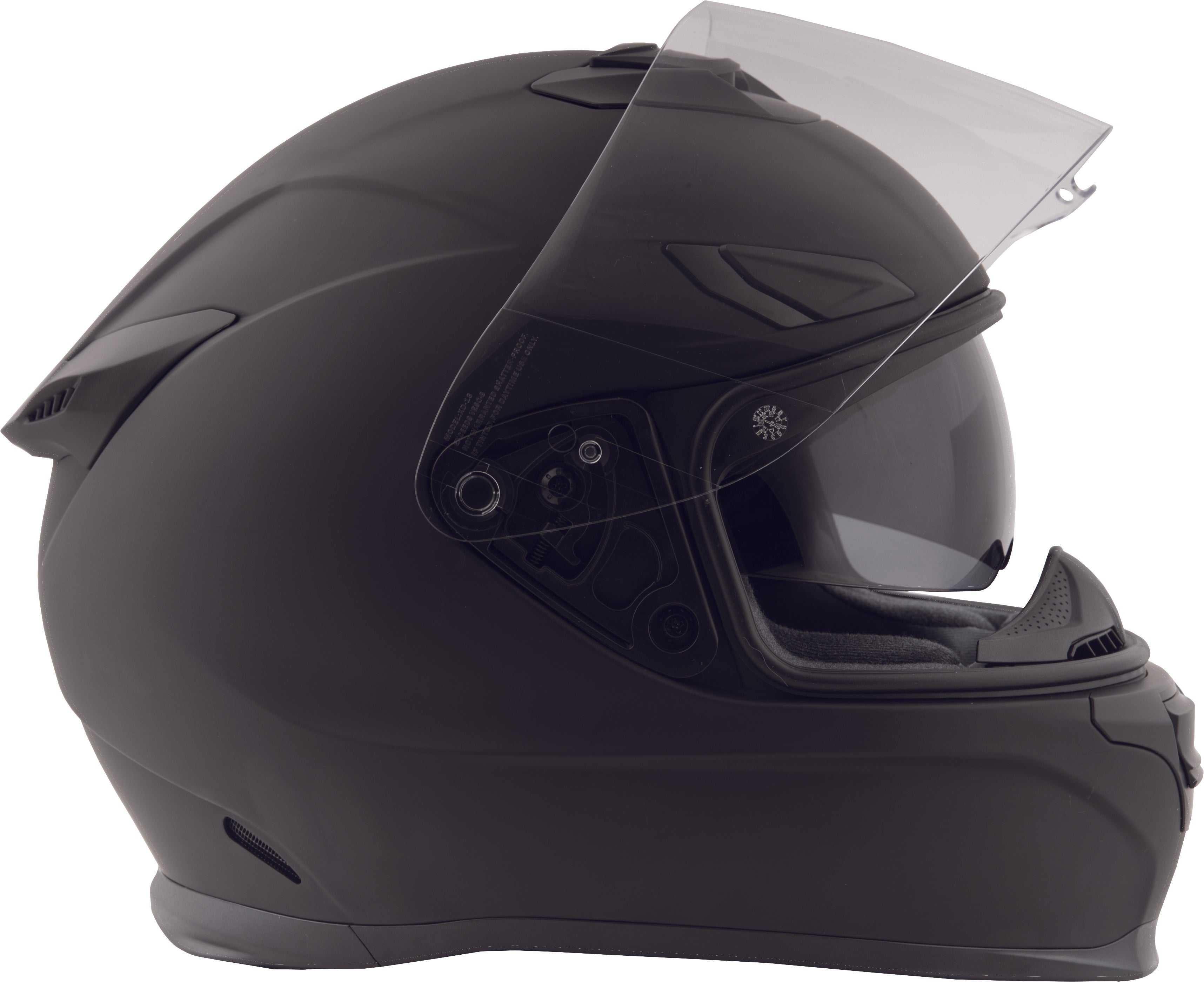 FLY RACING, FLY RACING SENTINEL SOLID HELMET MATTE BLACK 2X 73-83232X