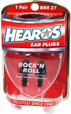 HEAROS, HEAROS ROCK 'N ROLL EAR PLUGS 1 PAIR 309