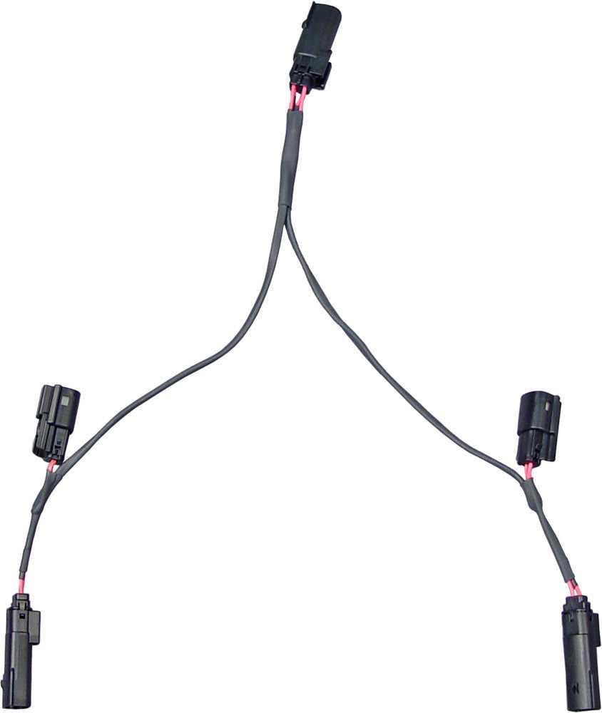 J&M, J&M ROKKER XT WIRE HARNESS IN- SERIES H-D UPPR/LWR FAIRIN HLRK-6652-ISCH