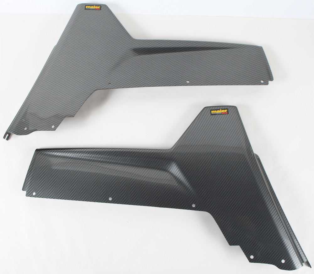 MAIER, MAIER REAR FENDERS BLK CARBON RZR 19475-30