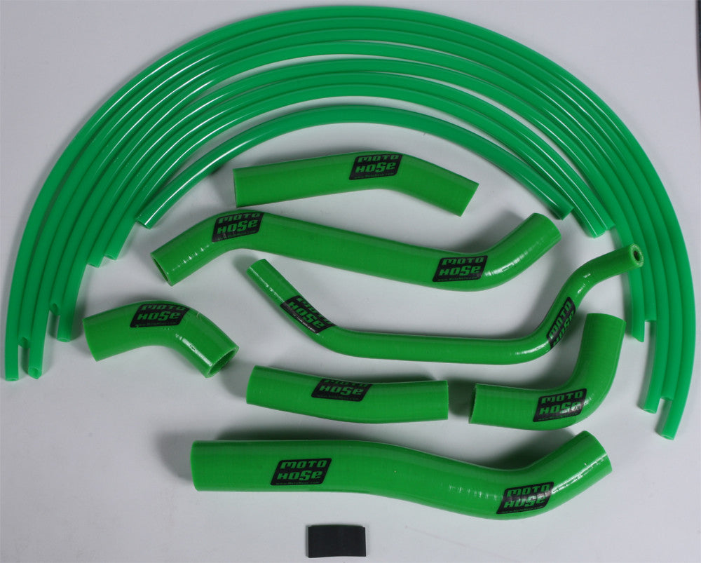 MOTO HOSE, MOTO HOSE SILICONE HOSE KIT (GREEN) 24-39G