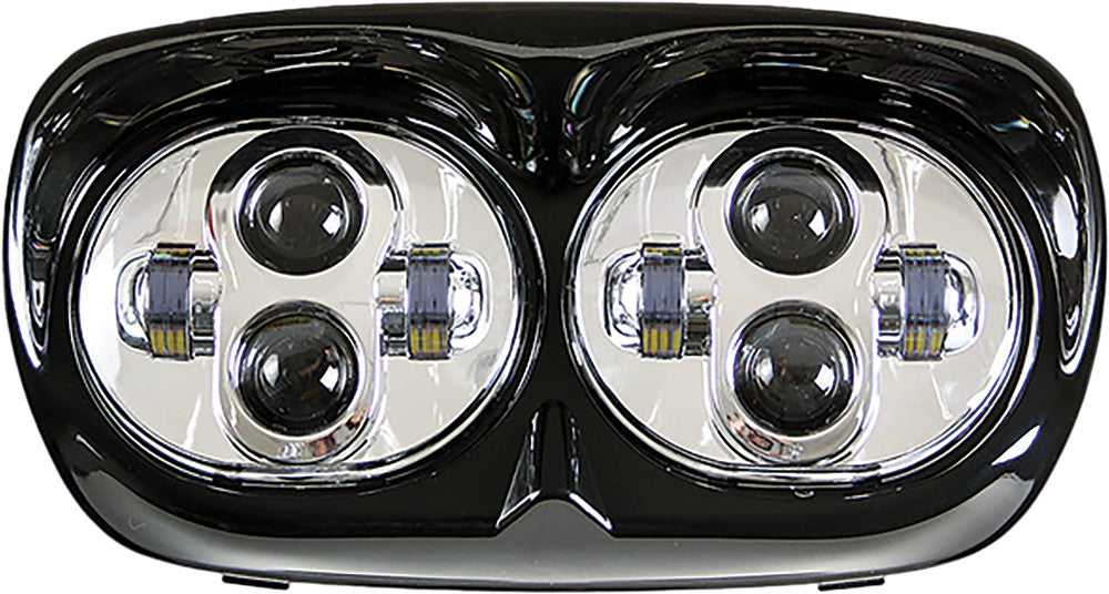 PATHFINDER, PATHFINDER ROAD GLIDE LED HEADLIGHT CHROME HRGLEDAC