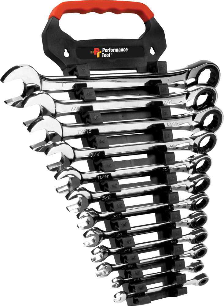 PERFORMANCE TOOL, PERFORMANCE 12 PC SAE RATCHET WRENCH SET W30641