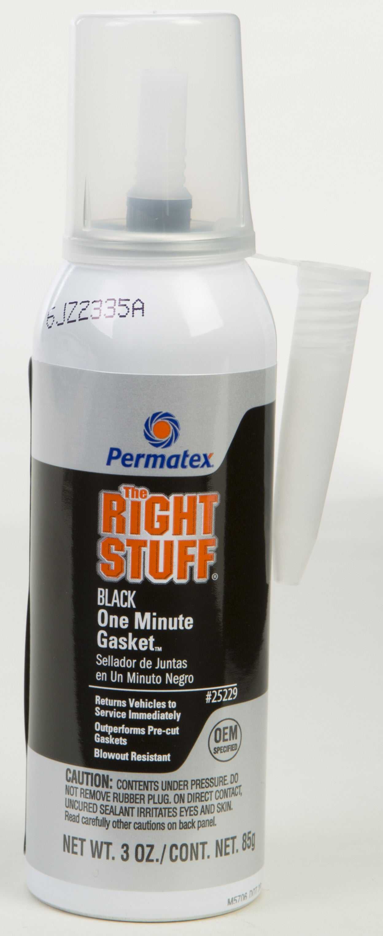 PERMATEX, PERMATEX RIGHT STUFF BLACK ONE MINUTE GASKET 3 OZ 25229