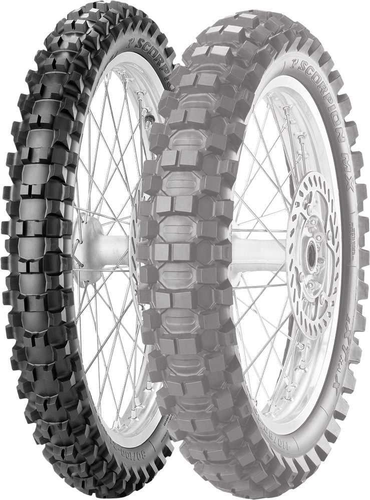 PIRELLI, PIRELLI TIRE MX EXTRA X FRONT 80/100-21 51M BIAS TT 2588600