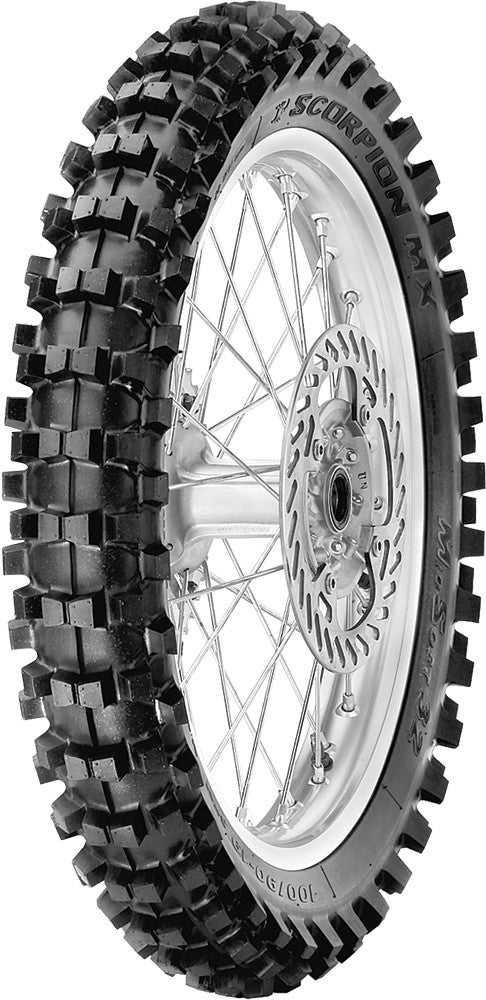 PIRELLI, PIRELLI TIRE MX32 MID SOFT REAR 110/90-19 62M BIAS TT 2588500