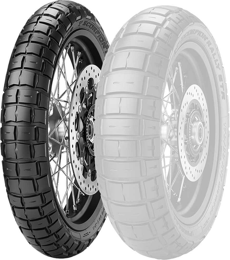 PIRELLI, PIRELLI TIRE RALLY STR FRONT 100/90-19 57V BIAS 2865300