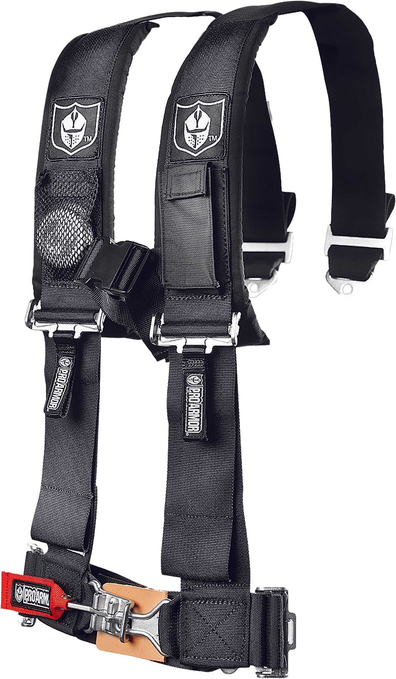 PRO ARMOR, PRO ARMOR 4PT HARNESS 2" PADS BLACK A114220