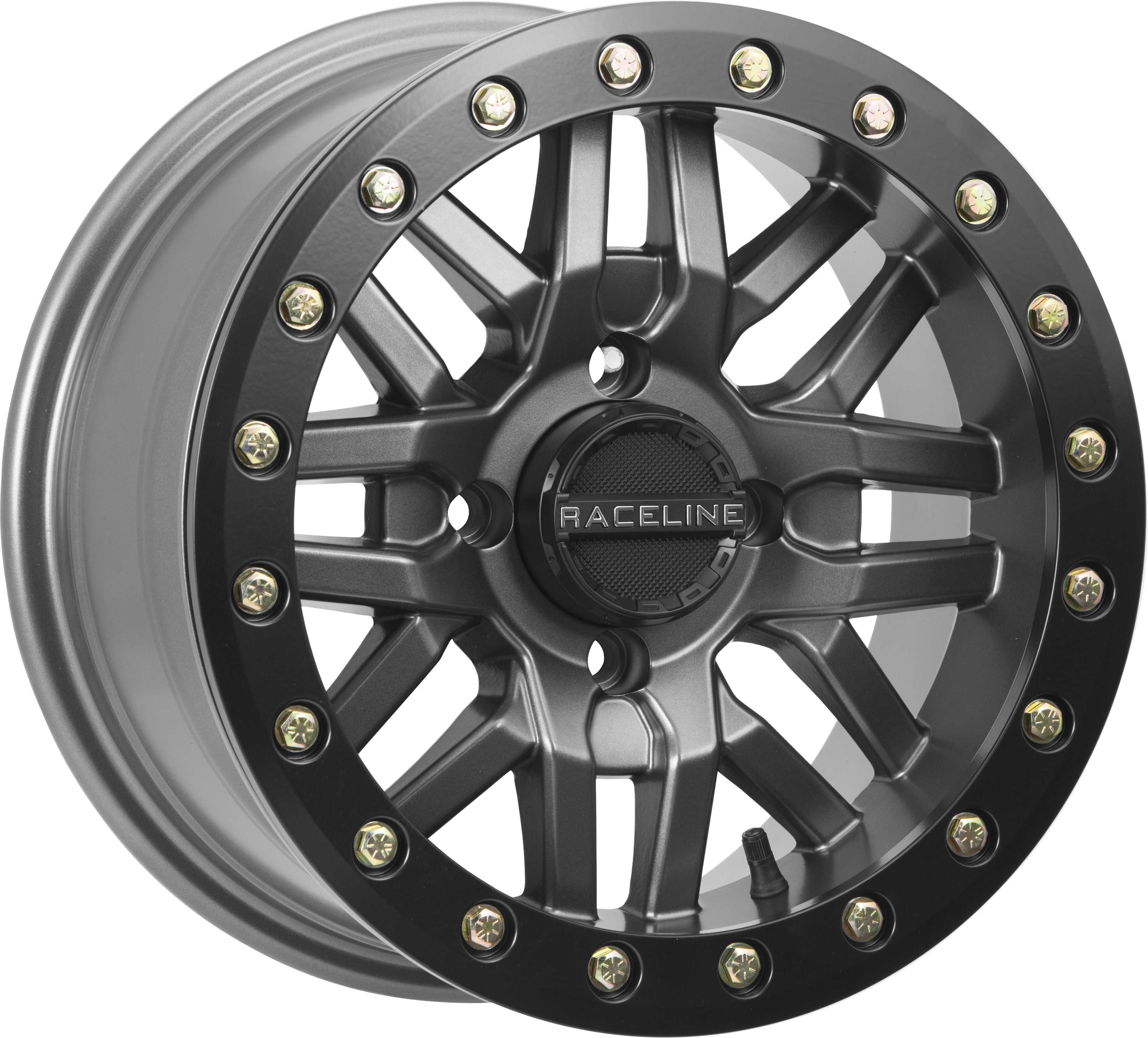 RACELINE, RACELINE RYNO BEADLOCK 4/110 14X7 5+2 GUNMETAL A91G-47011-52