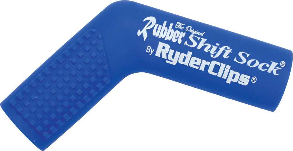 RYDER CLIPS, RYDER CLIPS RUBBER SHIFT SOCK (BLUE) RSS-BLUE