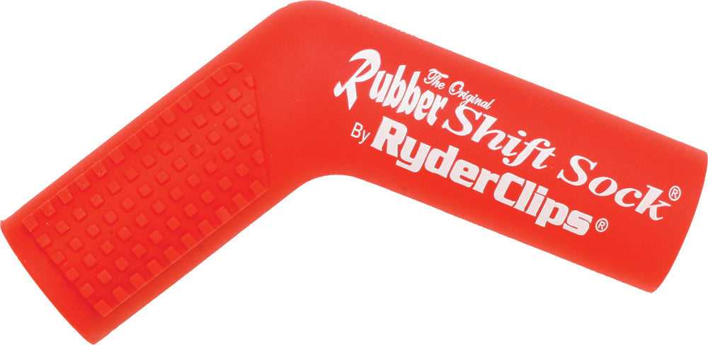 RYDER CLIPS, RYDER CLIPS RUBBER SHIFT SOCK (RED) RSS-RED