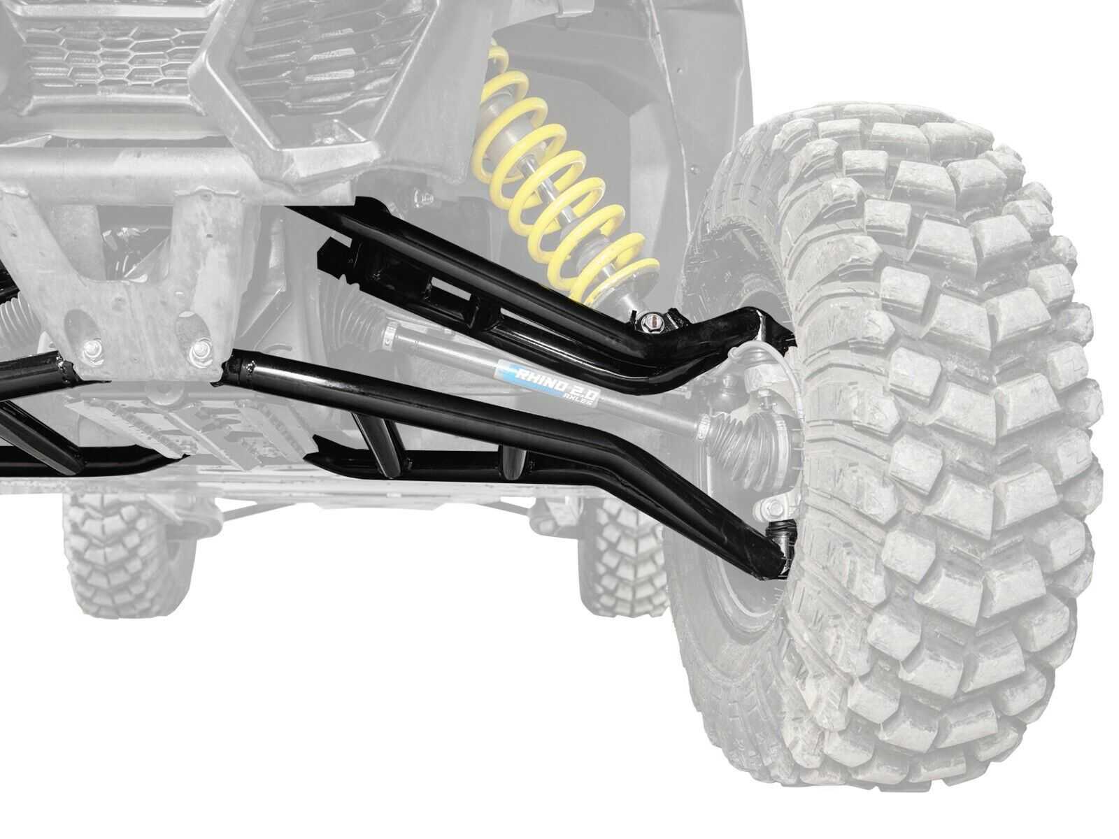 SuperATV, SATV High Clearance Atlas Pro A-Arms for Can-Am Maverick X3 (64" Body) - Black