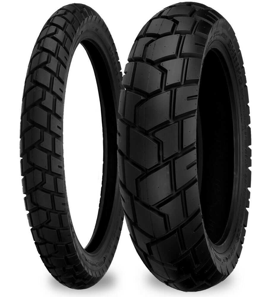 SHINKO, Shinko 704/705 Tire Combo Kit - 90/90-21 & 130/80-17 fits Kawasaki KLR650