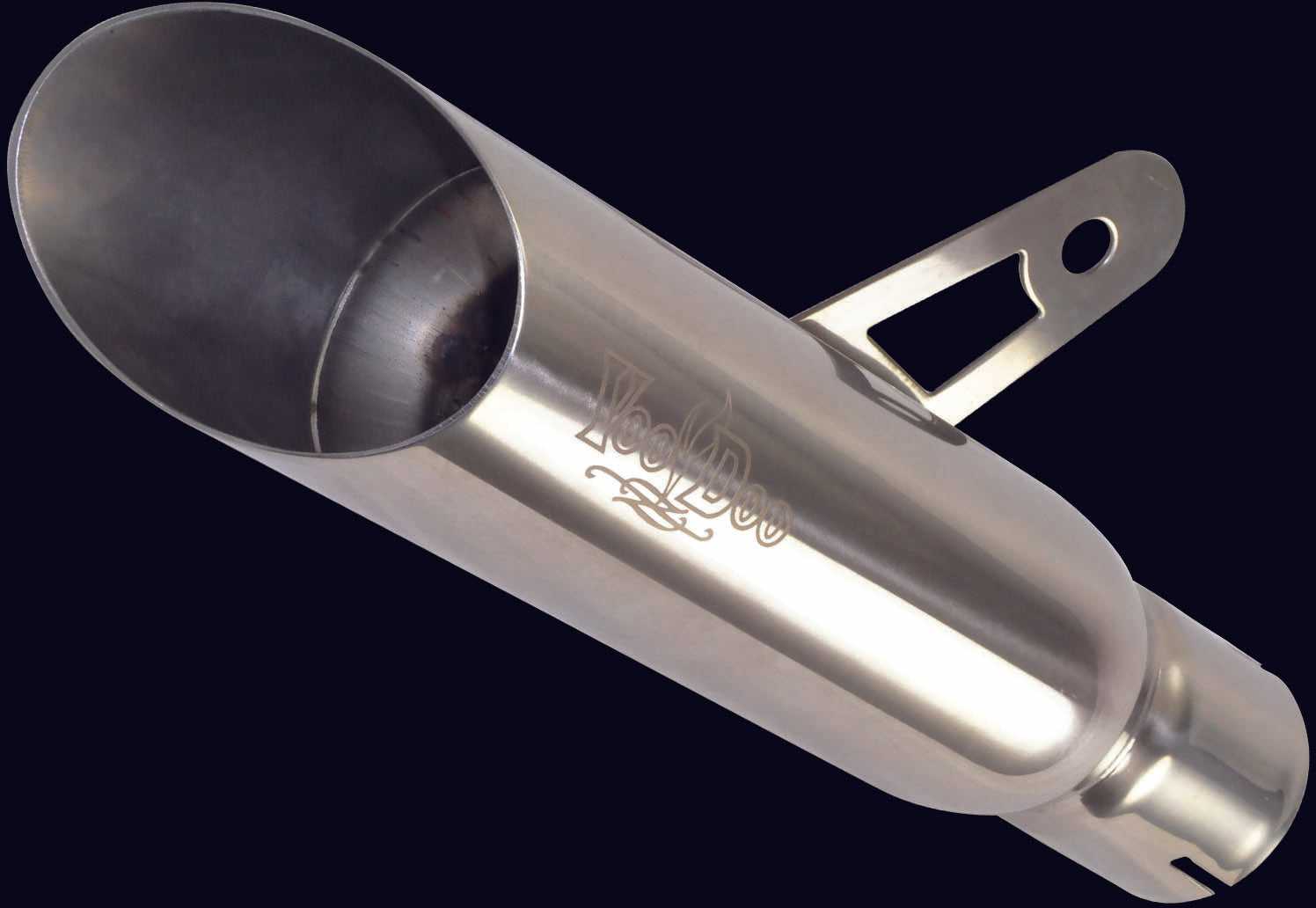 VOODOO, VOODOO SHORTY EXHAUST SINGLE MUFFLER POLISHED VER1L5P