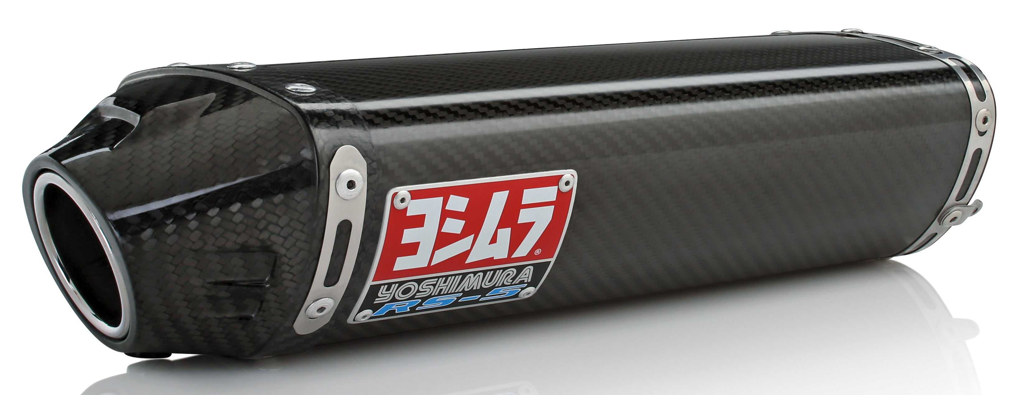 YOSHIMURA, YOSHIMURA EXHAUST RACE RS-5 SLIP-ON SS-CF-CF 1200272