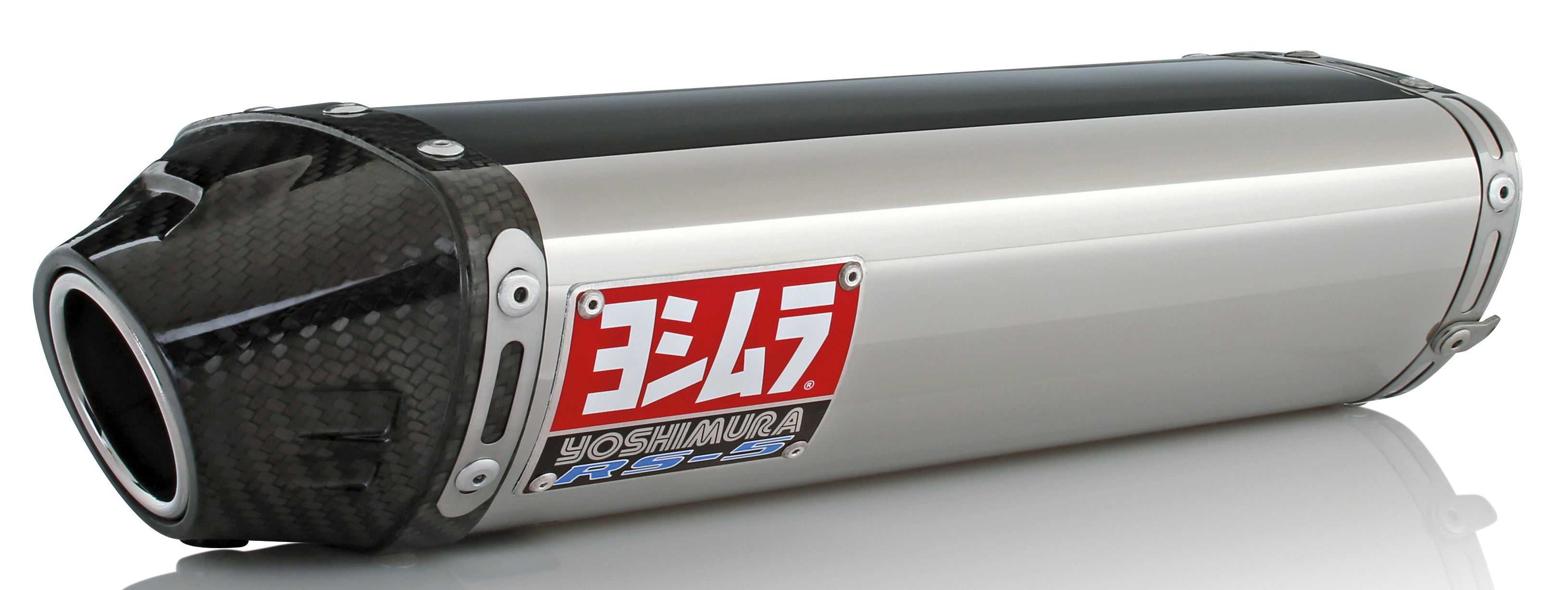 YOSHIMURA, YOSHIMURA EXHAUST RACE RS-5 SLIP-ON SS-SS-CF 1200275