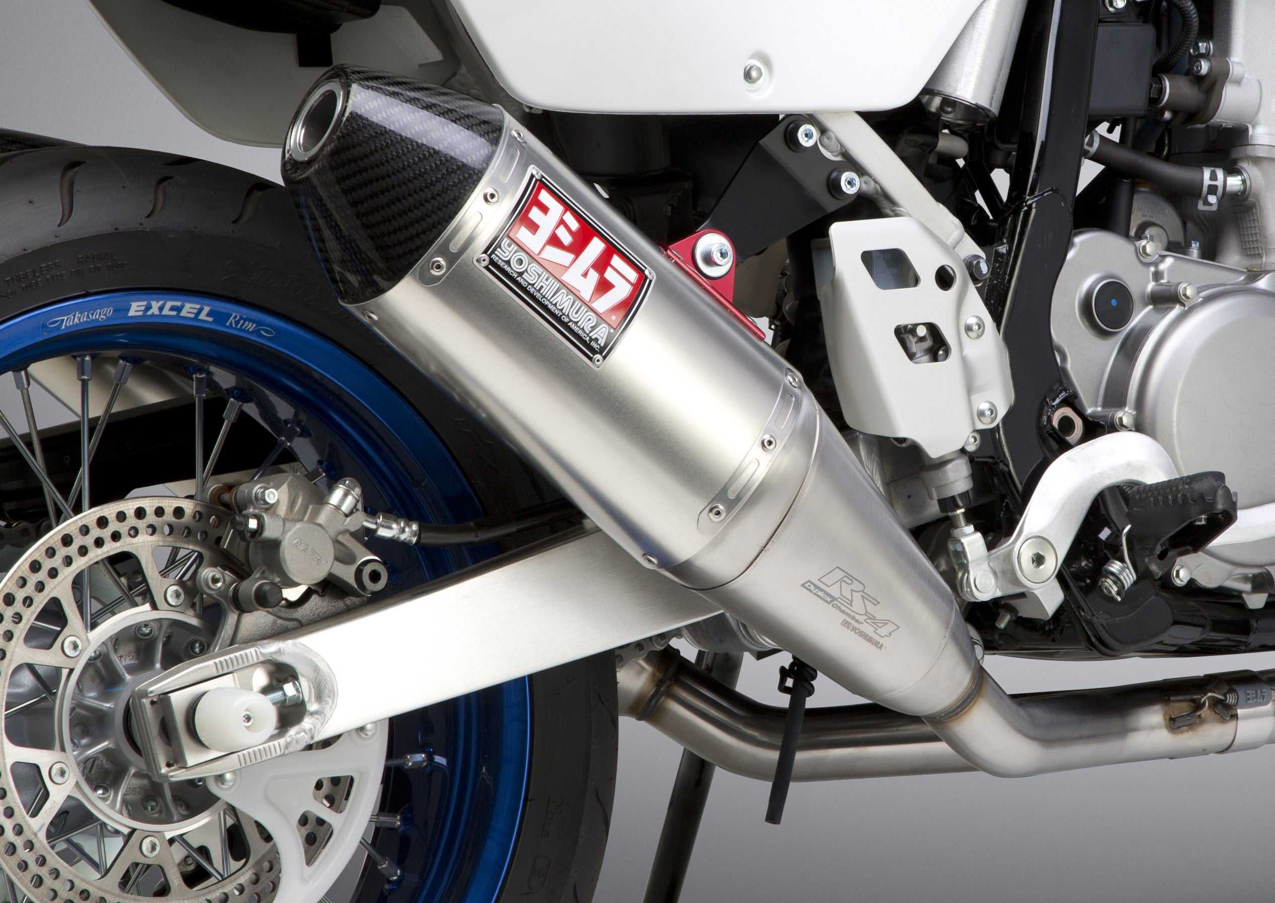 YOSHIMURA, YOSHIMURA EXHAUST SIGNATURE RS-4 FULL-SYS SS-AL-CF DUAL 116600D320