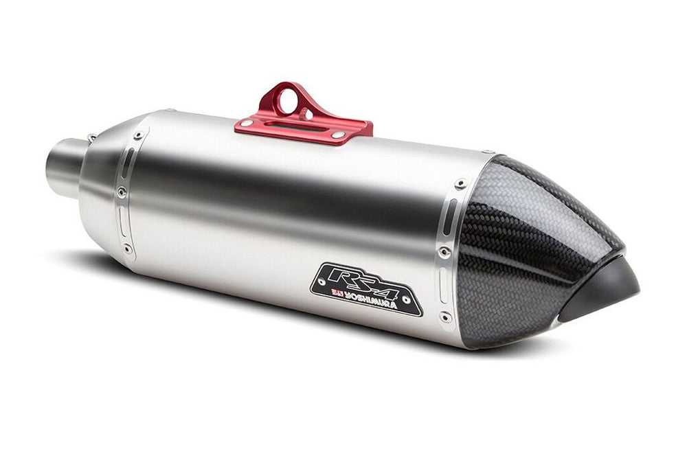 YOSHIMURA, YOSHIMURA EXHAUST SIGNATURE RS-4T SLIP-ON SS-SS-CF 13120HD520