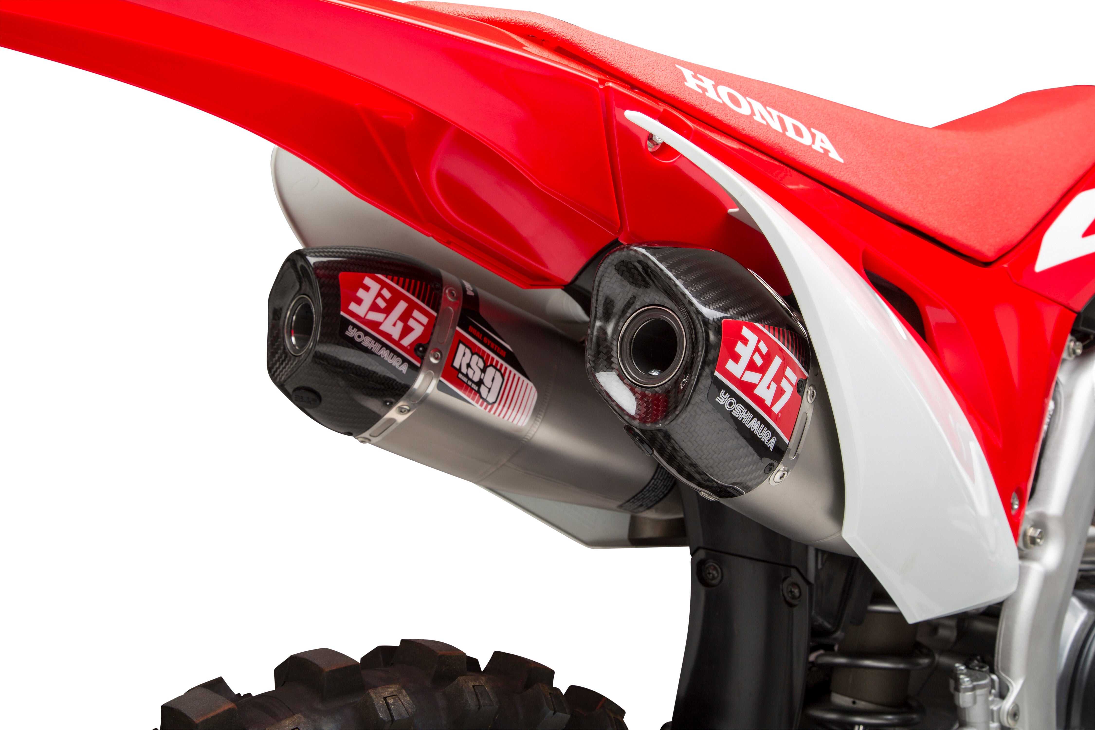 YOSHIMURA, YOSHIMURA RS-9 HEADER/CANISTER/END CAP EXHAUST SLIP-ON SS-AL-SS 22844BR520